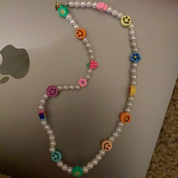 y2k pearl charm necklace - Picture 1 of 1